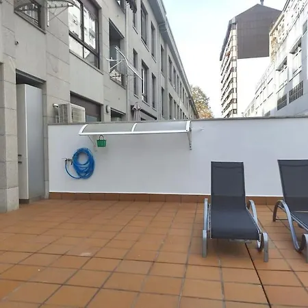 Estudio Centrico 2 Con Terraza Y Parking Privado Ourense Zewnętrze zdjęcie